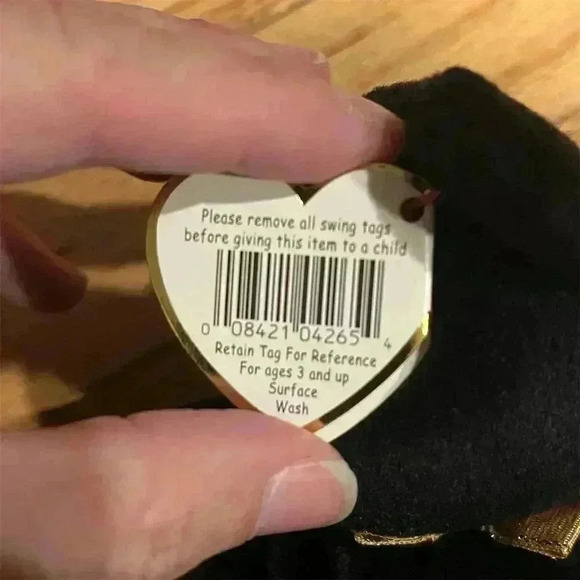 TY Beanie Baby The End Bear 1999 Y2K Millennium Retired Collectible - Picture 2 of 8